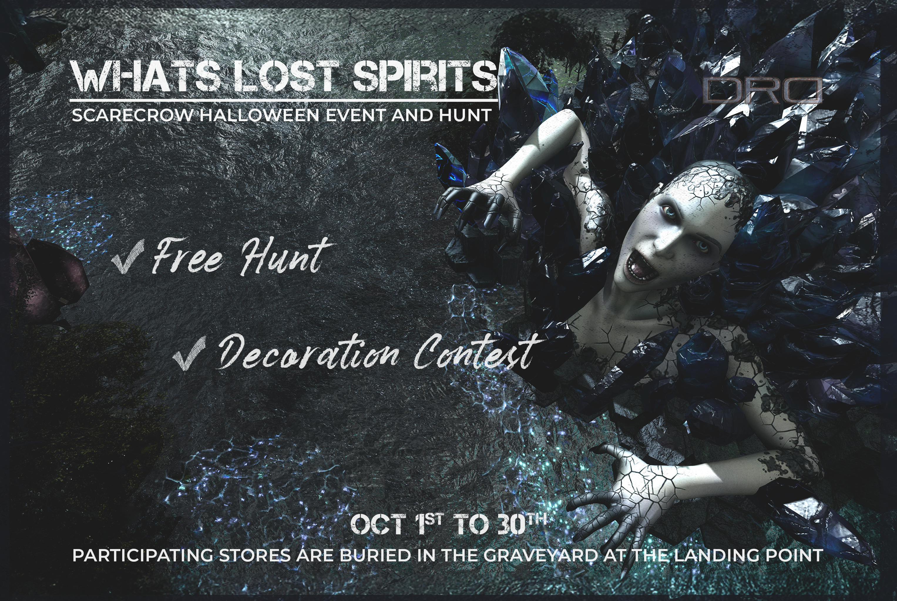 WHAT’S LOST SPIRITS SCARECROW HALLOWEEN EVENT & HUNT