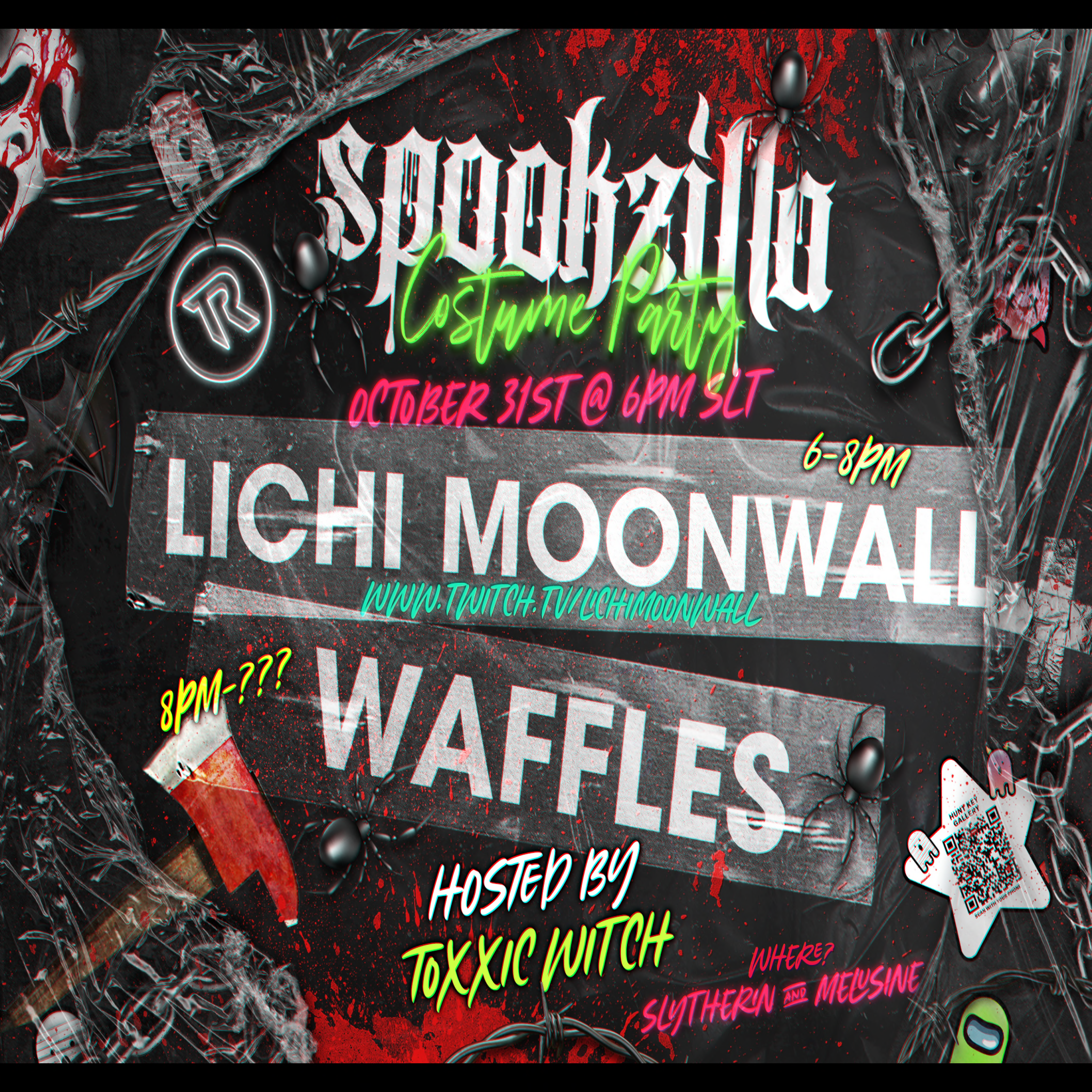 TIS TIME FOR THE SPOOKZILLA 12TH ANNUAL COSTUME PARTY!