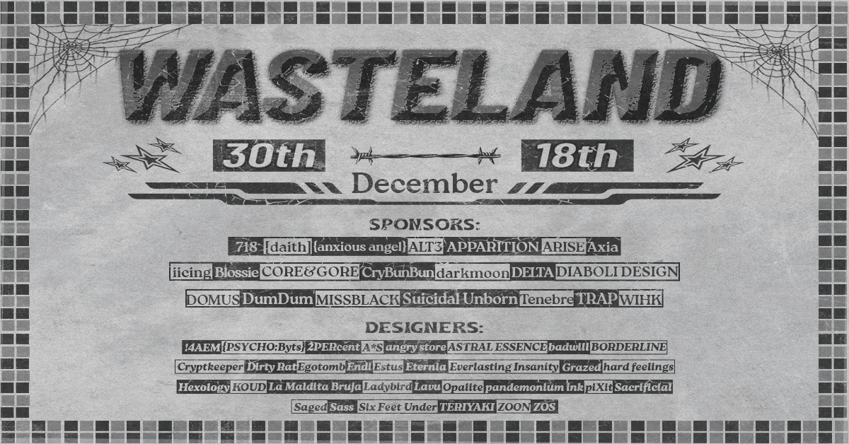 WASTELAND: END-OF-YEAR RADIANCE AND RUIN