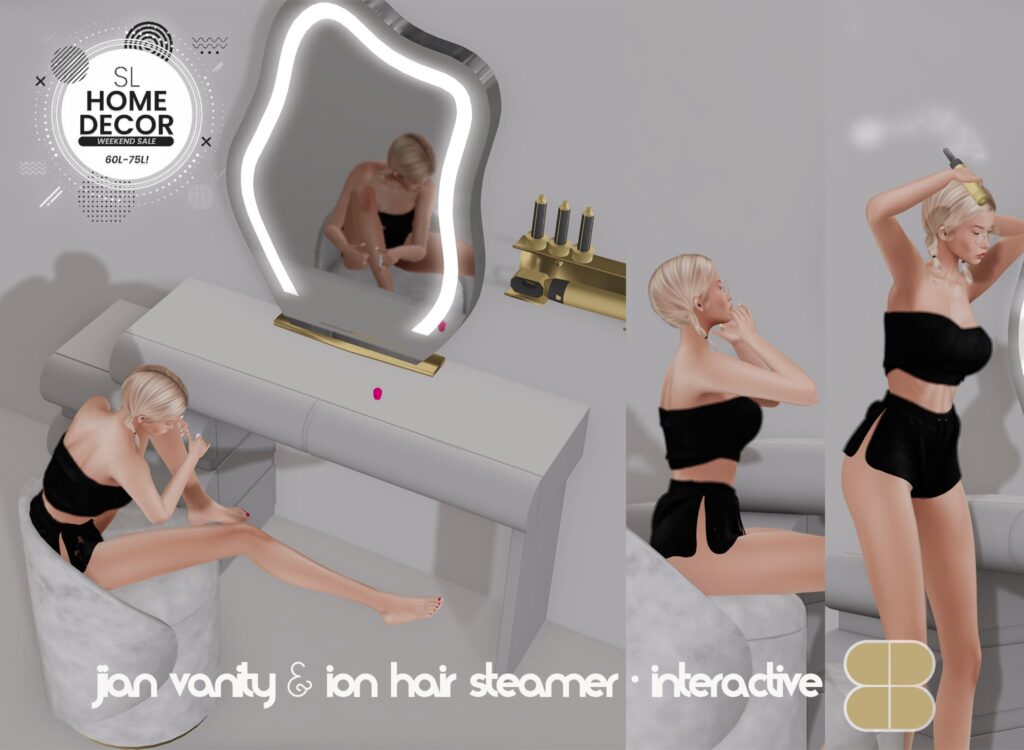 Jian Vanity &amp; Ion Hair Steamer Interactive