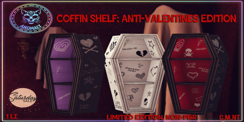 Coffin Shelf Anti-Valentines Edition