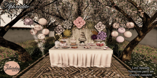 Love Spreads Decor Set	&lt;a href=&quot;http://maps.secondlife.com/secondlife/Shopping%20City/198/75/21&quot;&gt;Teleport&lt;/a&gt;