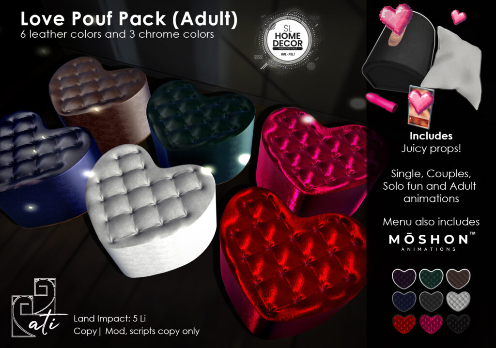 Love Pouf Pack