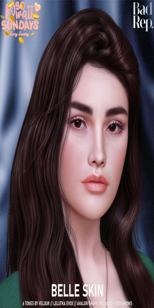 Belle Skin - EvoX	&lt;a href=&quot;http://maps.secondlife.com/secondlife/Ice%20Cream/135/122/1002&quot;&gt;Teleport&lt;/a&gt;