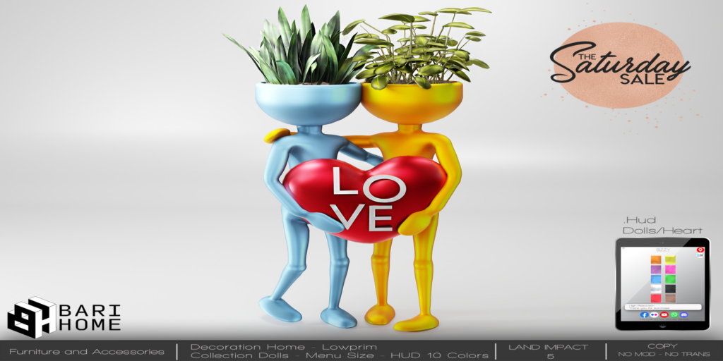 Collection Dolls Plant Vase Love