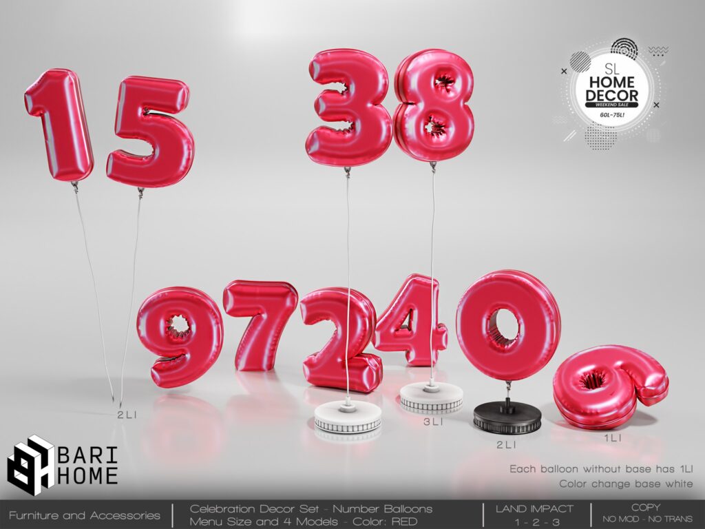 Number Balloons Party