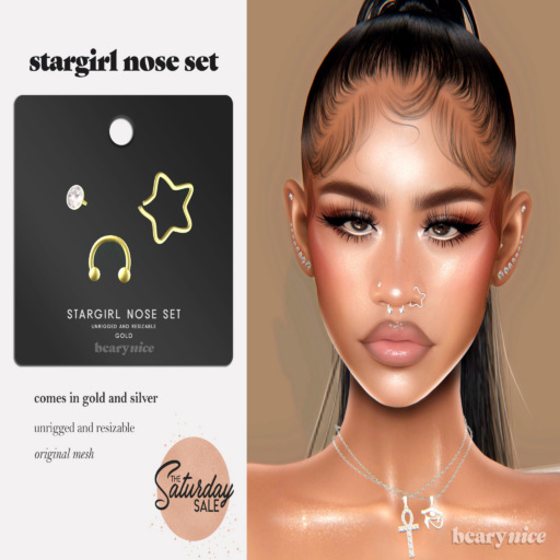 Stargirl Nose Ring Set 	&lt;a href=&quot;http://maps.secondlife.com/secondlife/Infinite%20Forest/166/10/1999&quot;&gt;Teleport&lt;/a&gt;