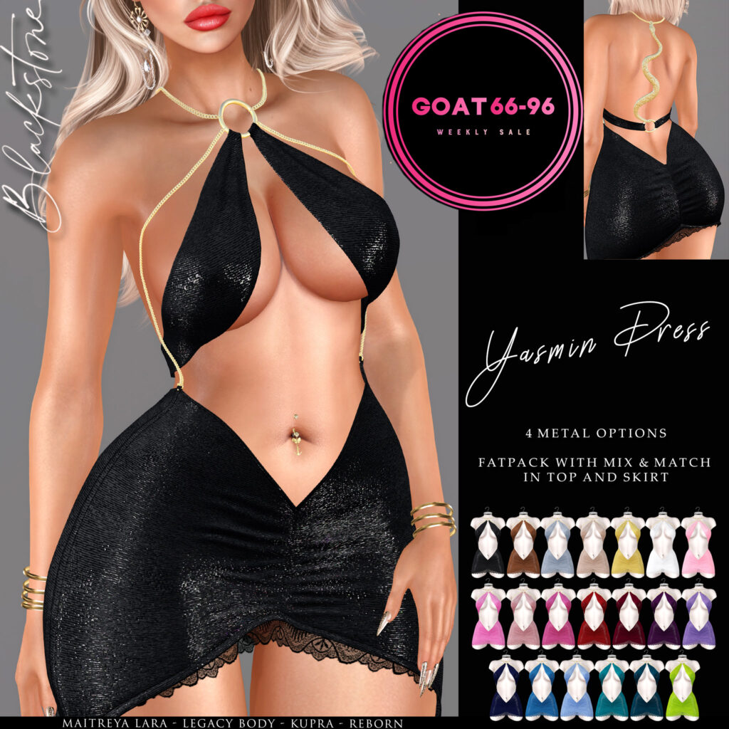 Yasmin Dress - Inithium/Legacy/Maitreya/Reborn