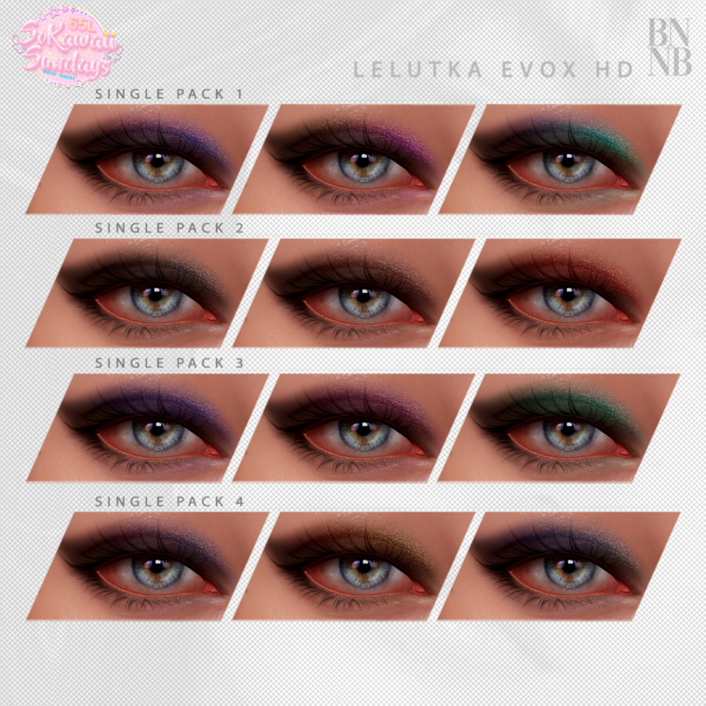 Drik Eyeshadow - EvoX	&lt;a href=&quot;http://maps.secondlife.com/secondlife/CheerNo/190/209/2037&quot;&gt;Teleport&lt;/a&gt;