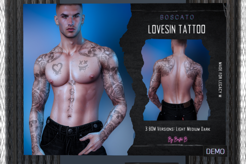 Lovesin Tattoo - BOM for Legacy, L$249