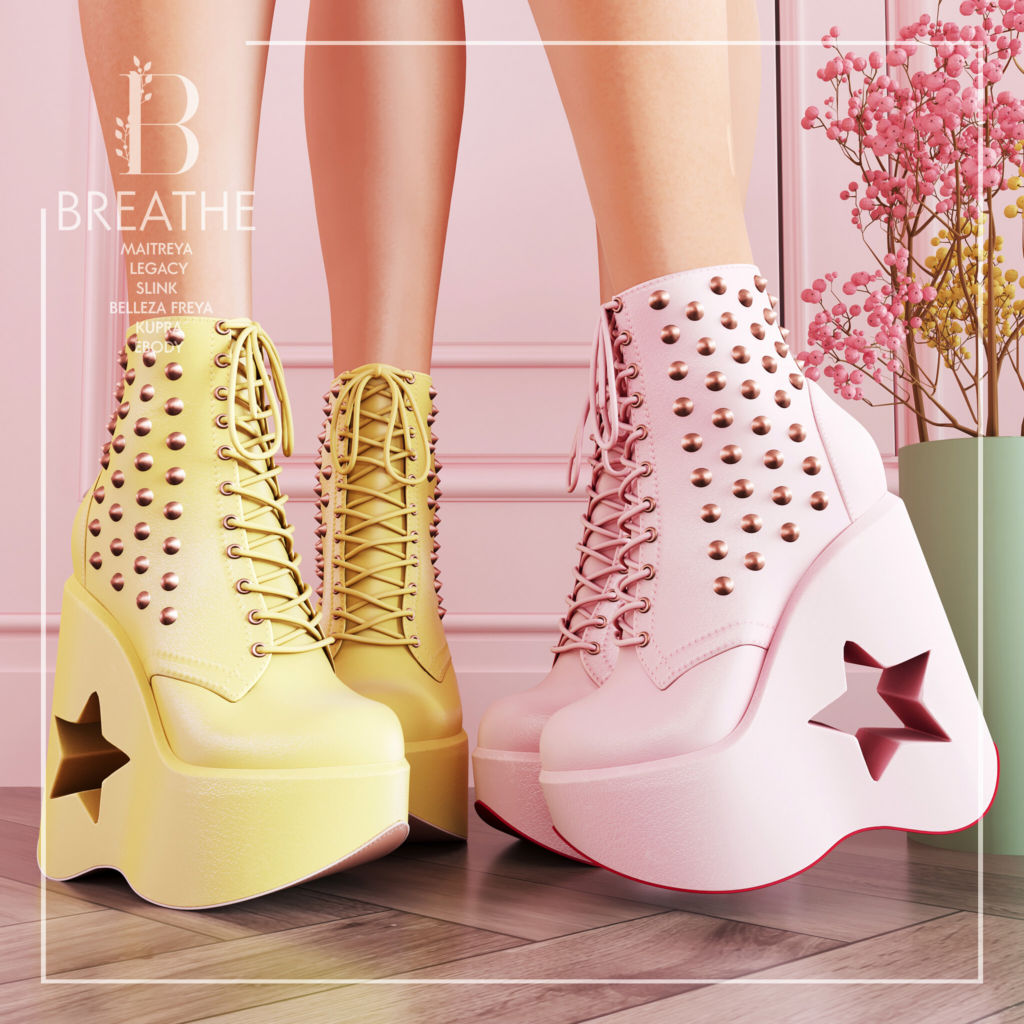 Mixy Boots - Freya/Inithium/Legacy/Maitreya/Reborn/Slink	&lt;a href=&quot;http://maps.secondlife.com/secondlife/BREATHE/131/130/22&quot;&gt;Teleport&lt;/a&gt;