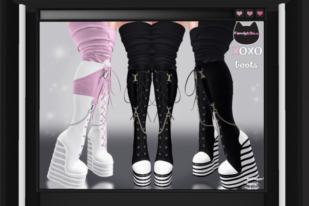 XOXO Boots - Legacy/MaitreyaX/Reborn, L$301