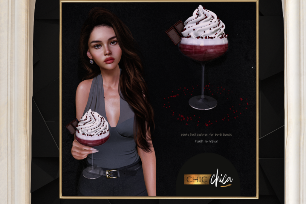 Red Velvet Martini Holdable, L$250