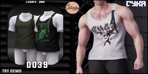 0039 Tank Top - Jake/Legacy	&lt;a href=&quot;http://maps.secondlife.com/secondlife/Bliss%20Kingdom/68/29/1747&quot;&gt;Teleport&lt;/a&gt;