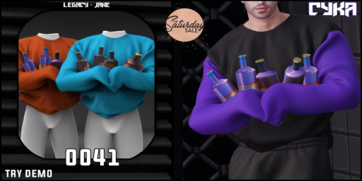 0041 Sweatshirt - Jake/Legacy	&lt;a href=&quot;http://maps.secondlife.com/secondlife/Bliss%20Kingdom/68/29/1747&quot;&gt;Teleport&lt;/a&gt;