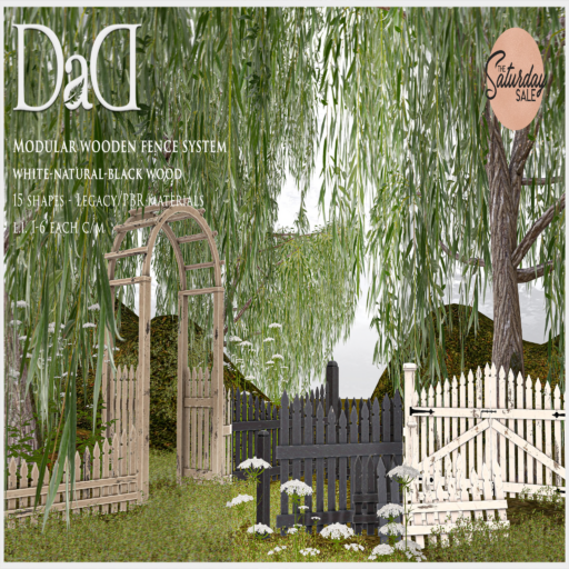 Modular Wooden Fence System	&lt;a href=&quot;http://maps.secondlife.com/secondlife/Brookhurst%20Cove/167/116/24&quot;&gt;Teleport&lt;/a&gt;