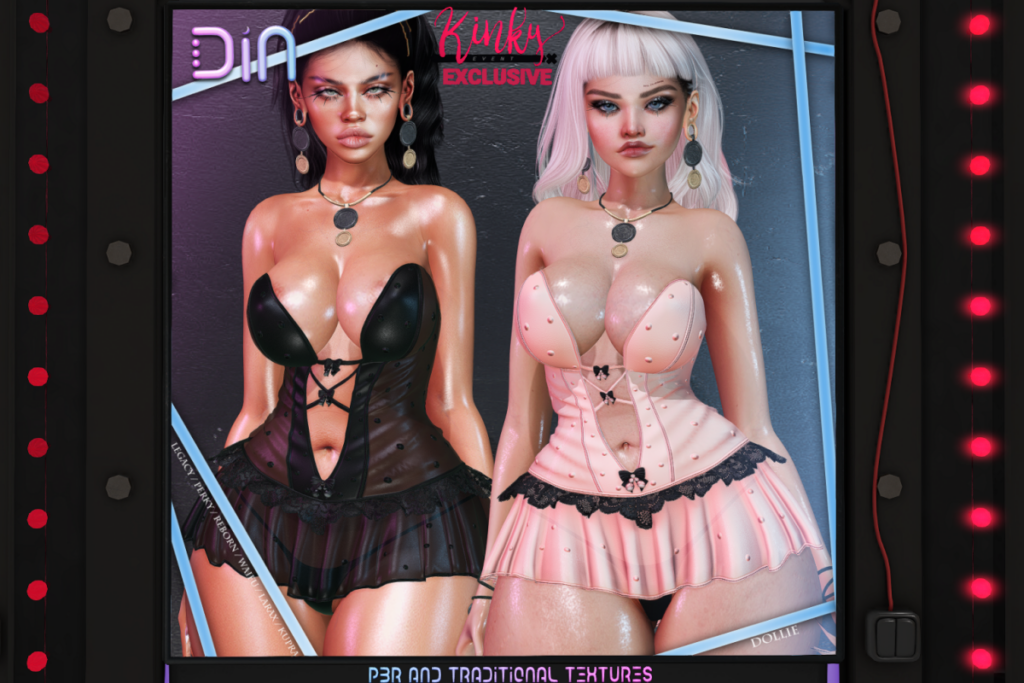 Dollie Dress - Inithium/Legacy/MaitreyaX/Reborn/+mods, L$375 each/L$1900 FP