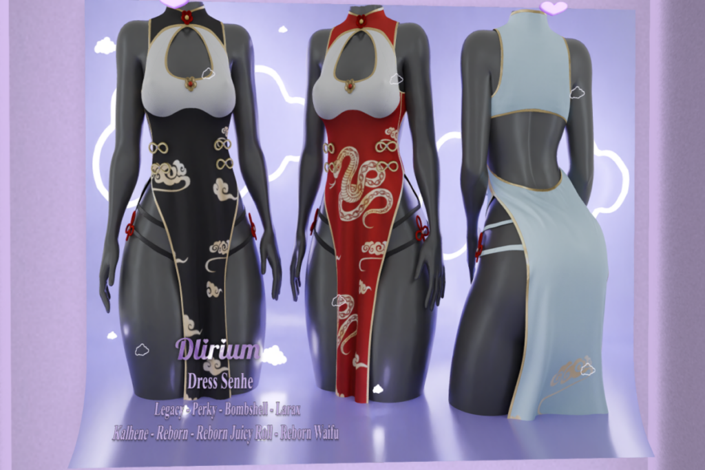 Dress Senhe - Erika/Legacy/MaitreyaX/Reborn/+mods, L$279 each