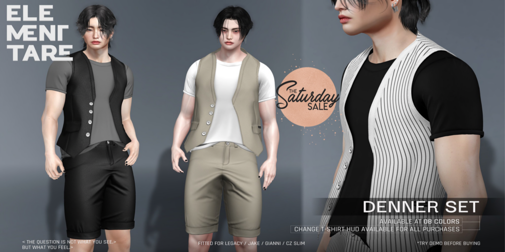 Denner Set - CZ Slim/Gianni/Jake/Legacy	&lt;a href=&quot;http://maps.secondlife.com/secondlife/Heartbreak/131/129/166&quot;&gt;Teleport&lt;/a&gt;