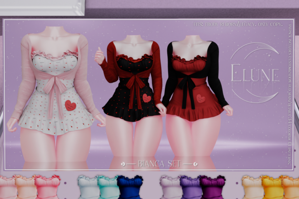 Bianca Set - Legacy/Reborn, L$275 each/L$1099 FP