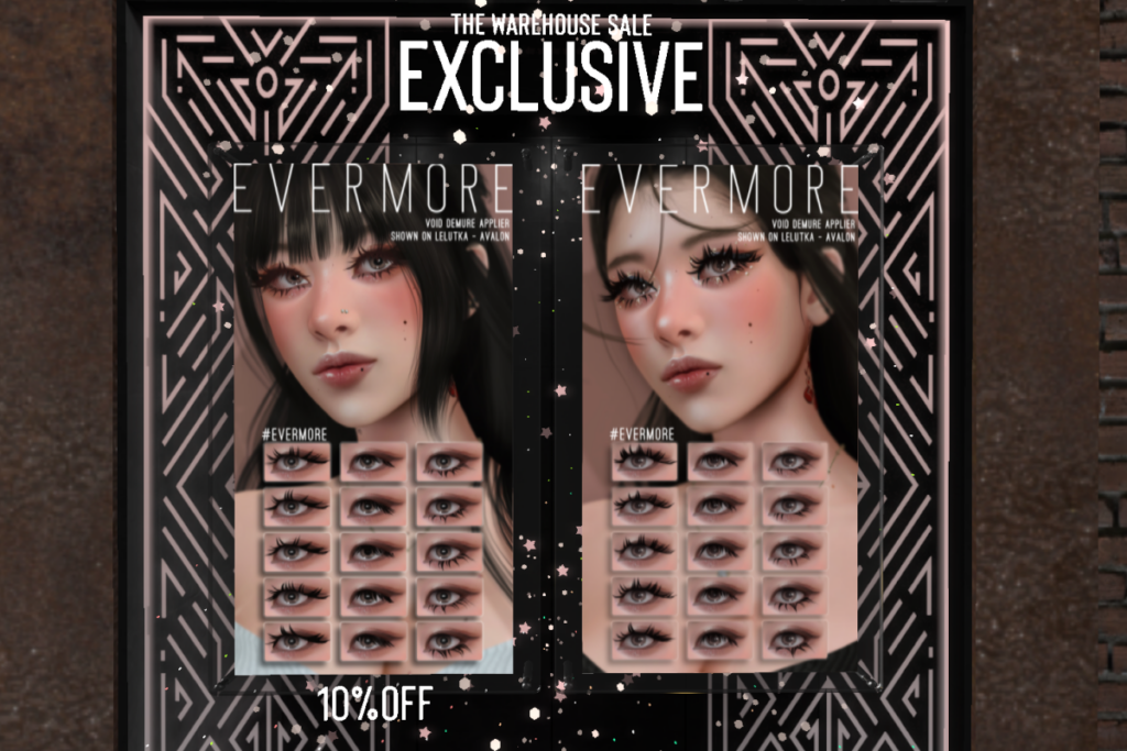 Coco Lashes - Void Demure, L$300 | Chanel Lashes - Void Demure, L$333