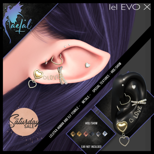 Embrace Earrings - EvoX F Human+Elf	&lt;a href=&quot;http://maps.secondlife.com/secondlife/Cult%20Coven/207/92/41&quot;&gt;Teleport&lt;/a&gt;