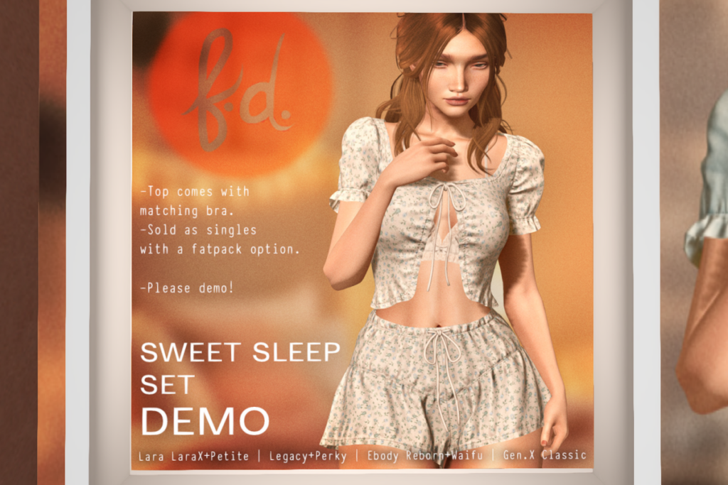 Sweet Sleep Set - GenX Classic/Legacy/MaitreyaX/Reborn/+mods, L$199 each/L$999 each FP