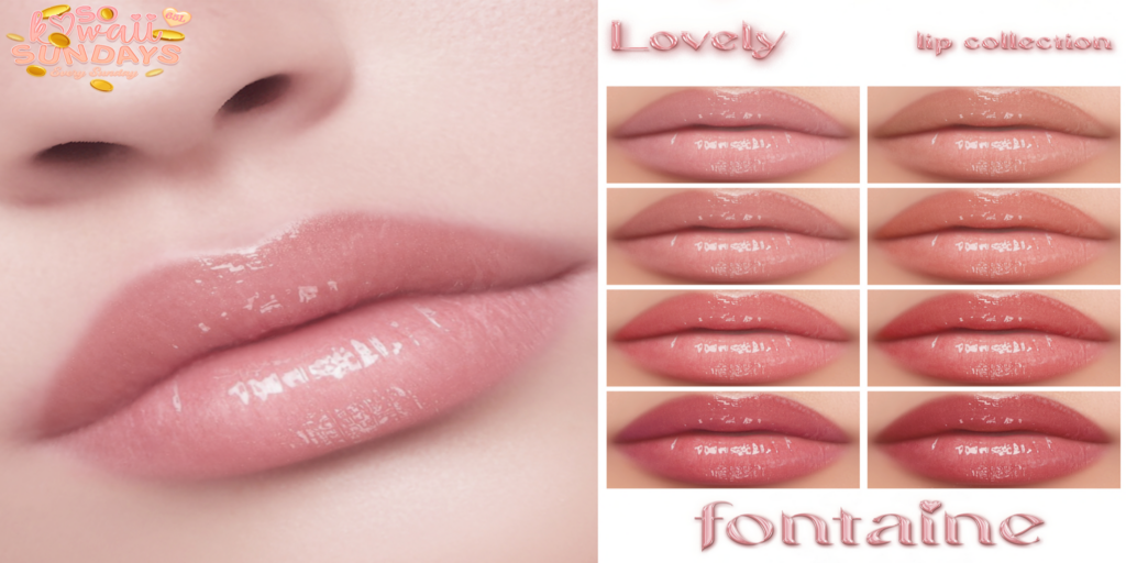 Lovely Lipstick - EvoX	&lt;a href=&quot;https://maps.secondlife.com/secondlife/VELOUR/66/140/83&quot;&gt;Teleport&lt;/a&gt;