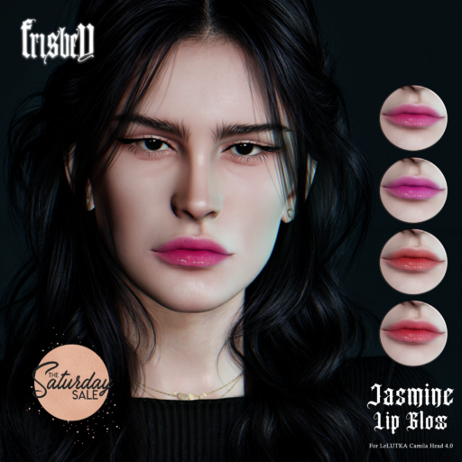 Jasmine Lip Gloss - EvoX	&lt;a href=&quot;http://maps.secondlife.com/secondlife/Discovery%20Beach/44/184/1802&quot;&gt;Teleport&lt;/a&gt;