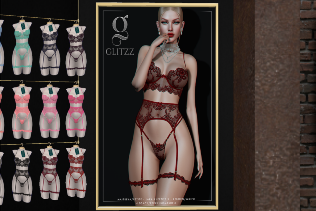 Vanessa Lingerie - Legacy/Maitreya/Reborn/+mods, L$175 each/L$1000 FP