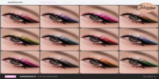 Midnight Eyeshadow - EvoX	&lt;a href=&quot;http://maps.secondlife.com/secondlife/Hidden%20Village/41/43/788&quot;&gt;Teleport&lt;/a&gt;