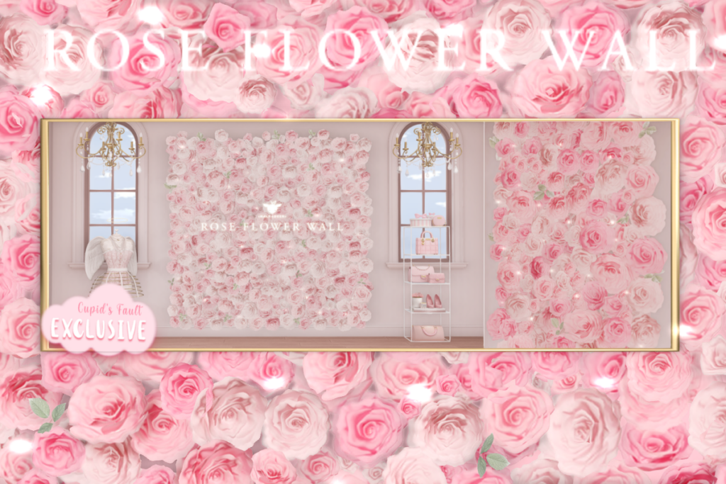 Rose Flower Wall, L$299 each/L$699 FP