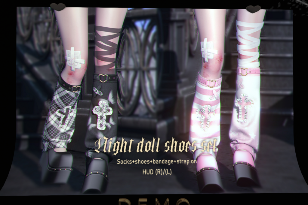 Night Doll Shoes - Legacy/Reborn, L$299 each/L$899 FP