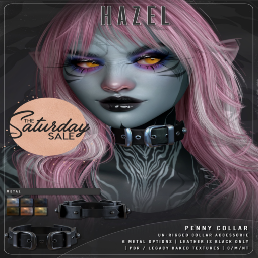 Penny Collar	&lt;a href=&quot;http://maps.secondlife.com/secondlife/EXHALE/143/132/50&quot;&gt;Teleport&lt;/a&gt;