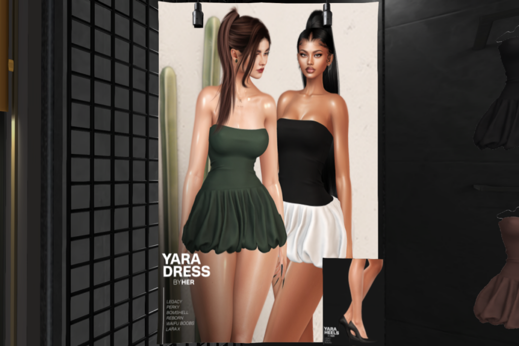 Yara Dress &amp; Heels - Legacy/MaitreyaX/Reborn/+mods, L$199 each/L$899-L$1099 each FP