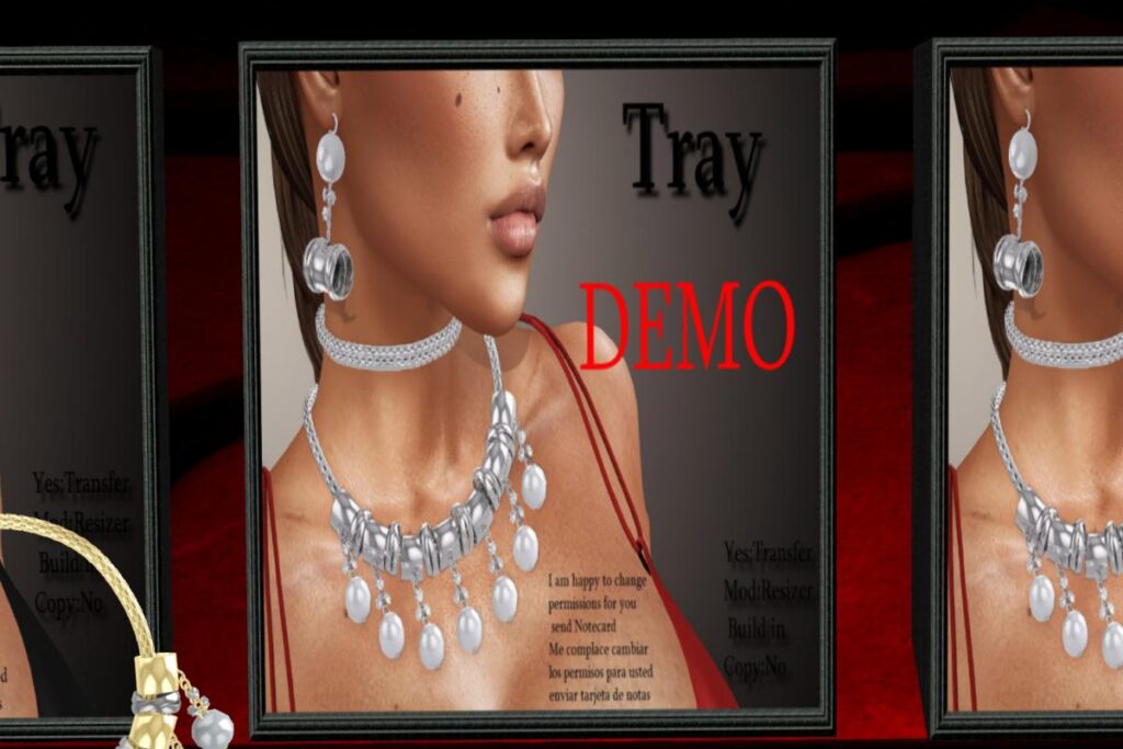 Tray Necklace Set, L$199 each