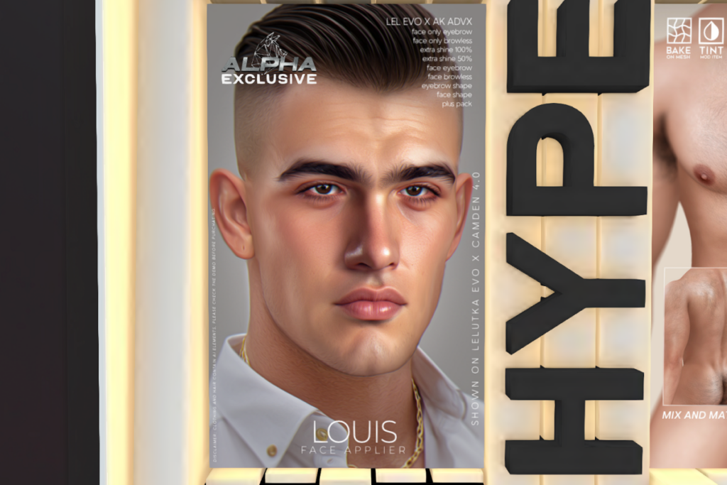 Louis Face Applier - AkX/EvoX, L$424 each