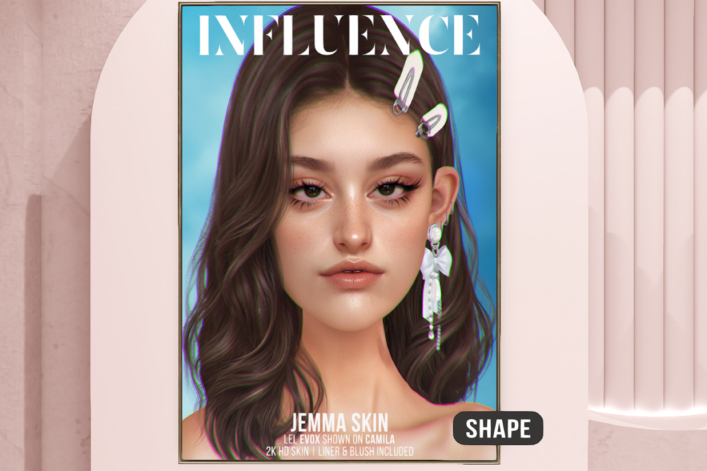 Jemma Skin - EvoX, L$650 each | Jemme Female Shape - EvoX, L$699