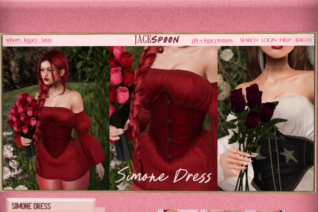 Simone Dress - Legacy/MaitreyaX/Reborn, L$240 each/L$999 FP