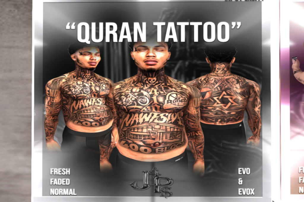 Quran Tattoo - Evo/EvoX, L$1099