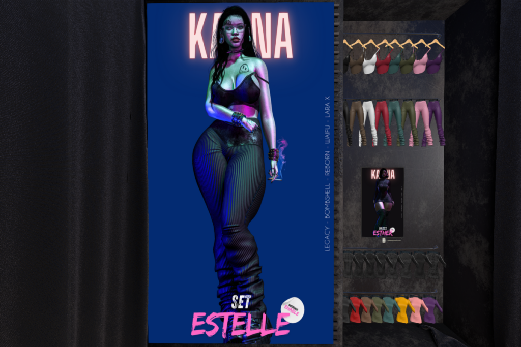 Estelle Top and Pants - Legacy/MaitreyaX/Reborn/+mods, L$299 each/L$1399-L$1499 each FP