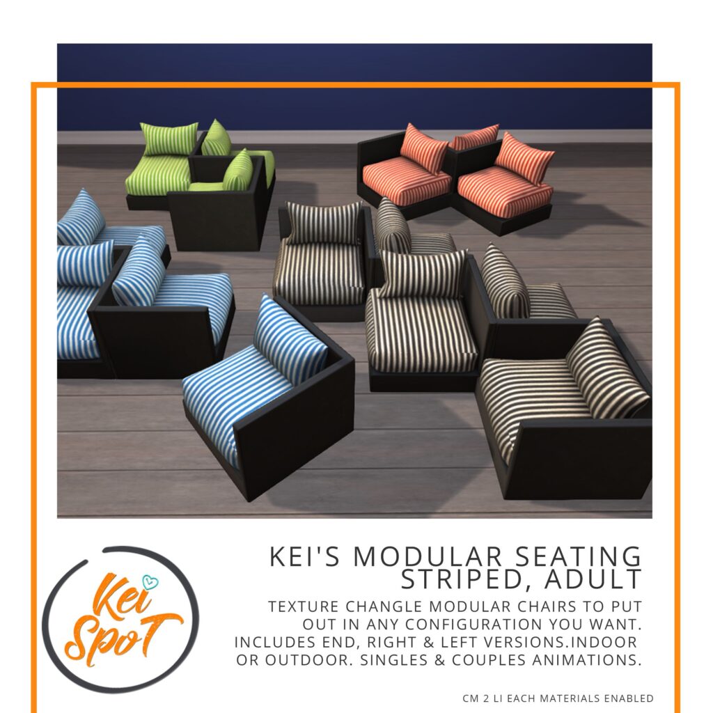 Modular Seating Striped