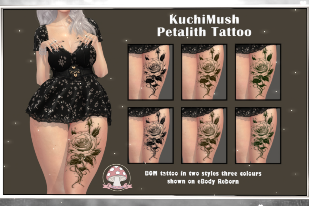 Petalith Tattoo, L$299