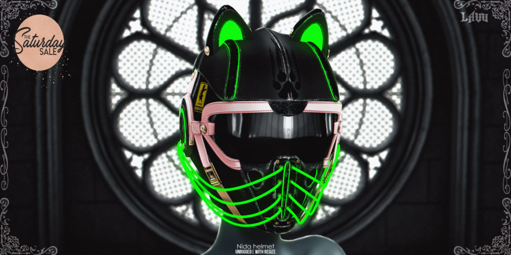 Nidia Helmet	&lt;a href=&quot;http://maps.secondlife.com/secondlife/Magic%20Sky/181/146/2022&quot;&gt;Teleport&lt;/a&gt;