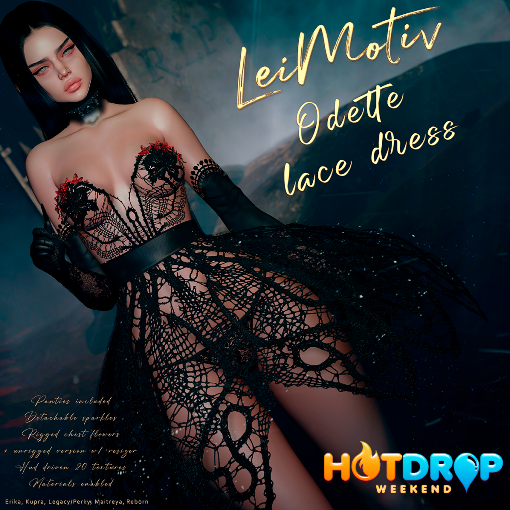 Odette Lace Dress - Erika/Inithium/Legacy/Maitreya/Reborn/+mods