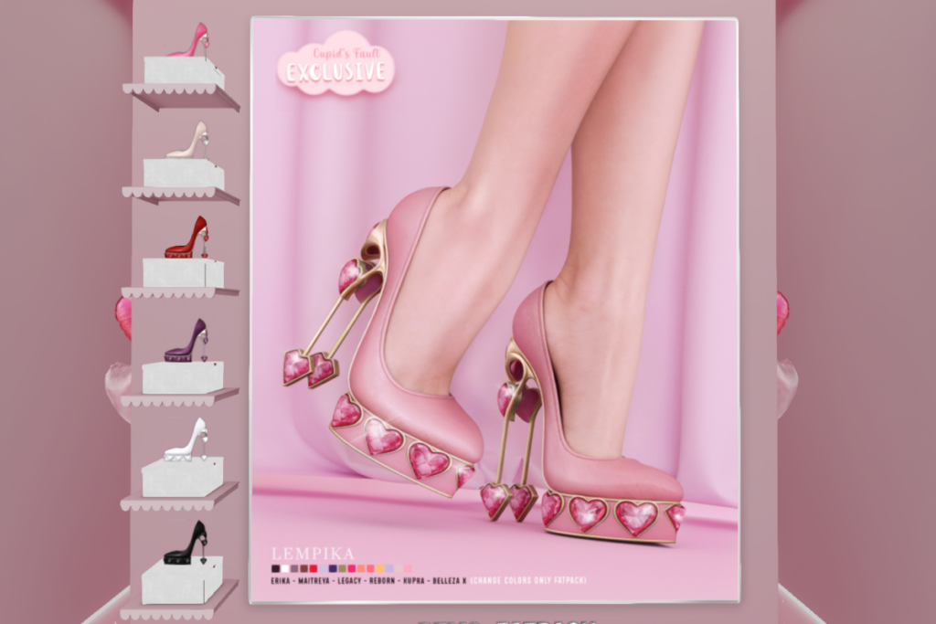 Heel #015 - Belleza/Erika/Inithium/Legacy/Maitreya/Reborn, L$199 each/L$399 PF