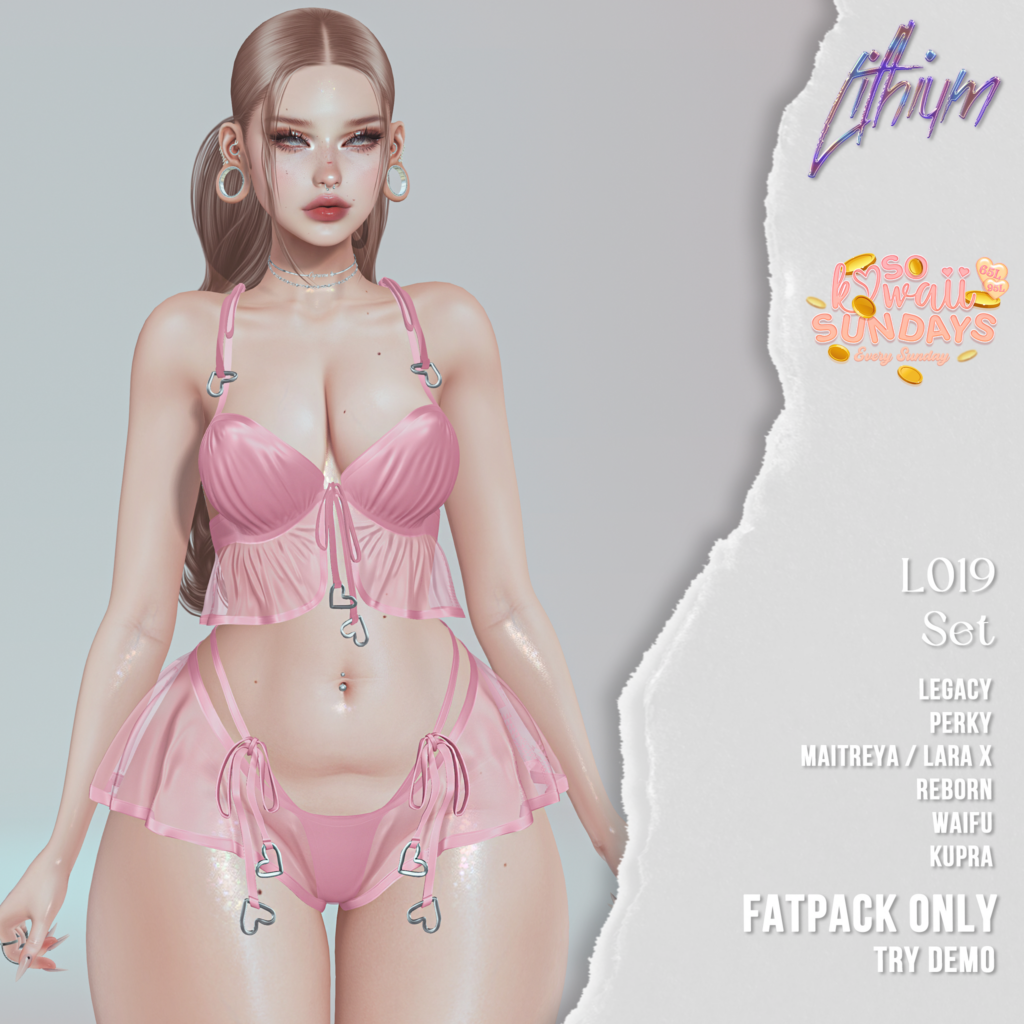 L019 Set - Inithium/Legacy/Maitreya/Reborn/+mods	&lt;a href=&quot;https://maps.secondlife.com/secondlife/Hampton%20Bay/235/22/1229&quot;&gt;Teleport&lt;/a&gt;