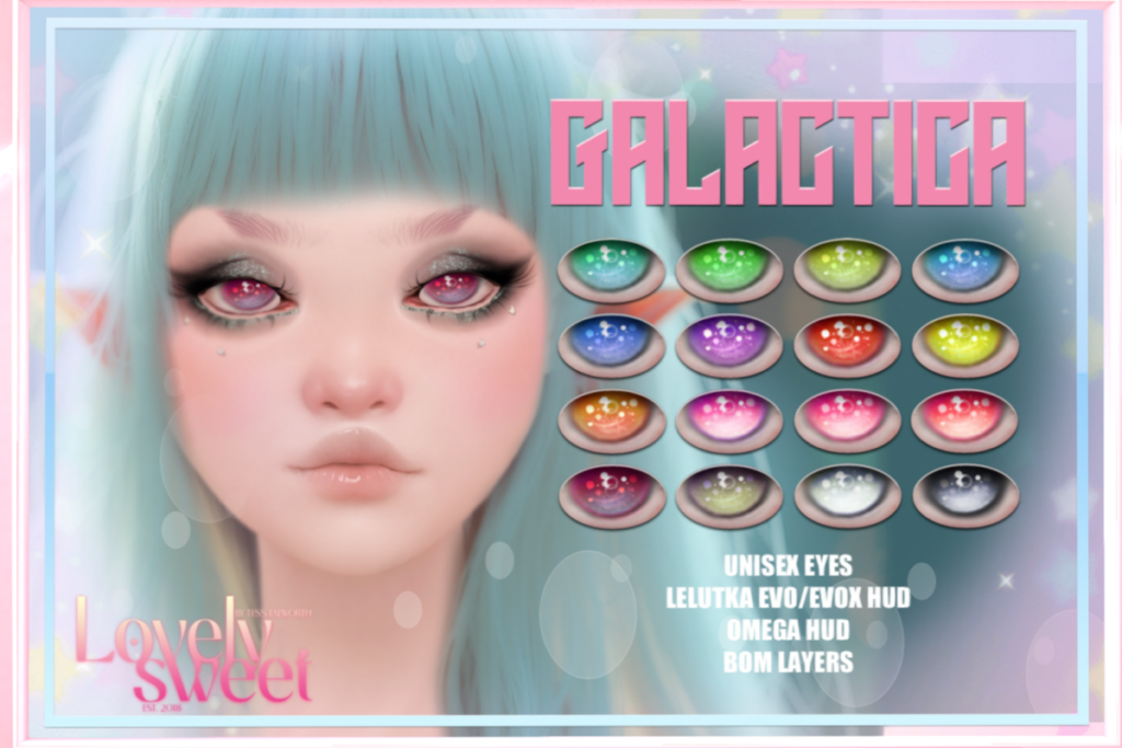 Galactica Eyes Set - BOM/Evo/EvoX/Omega, L$250