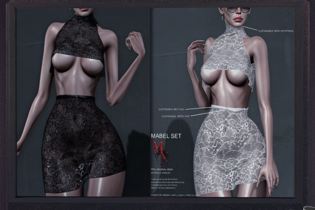 Mabel Top and Skirt - Legacy/MaitreyaX/Reborn/+mods, L$299 each/L$1850 each FP