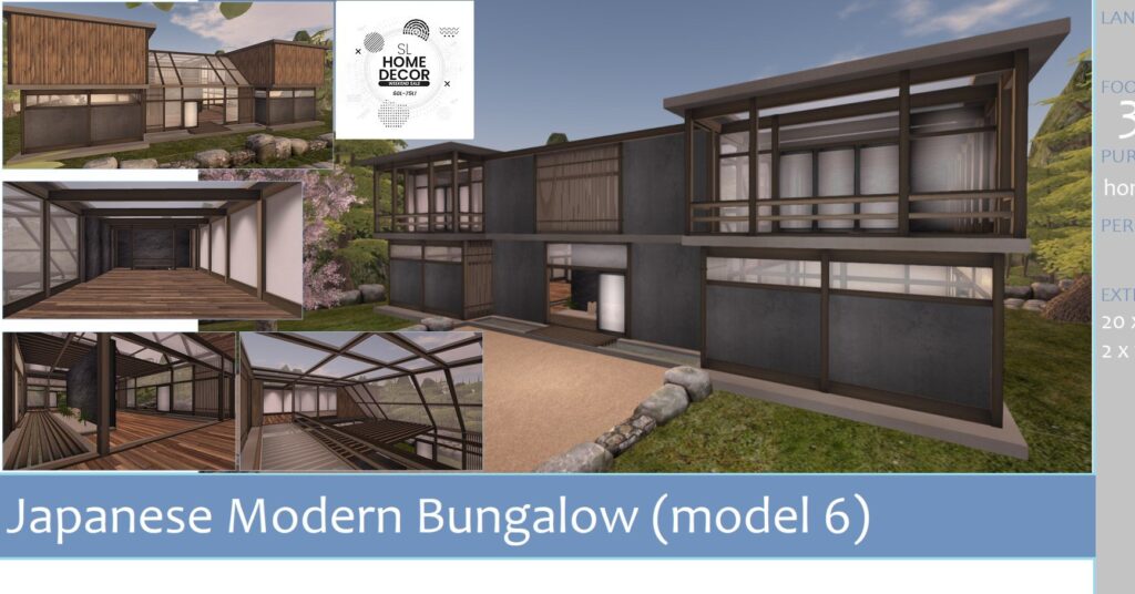 Japanese Modern Bungalow Model 6